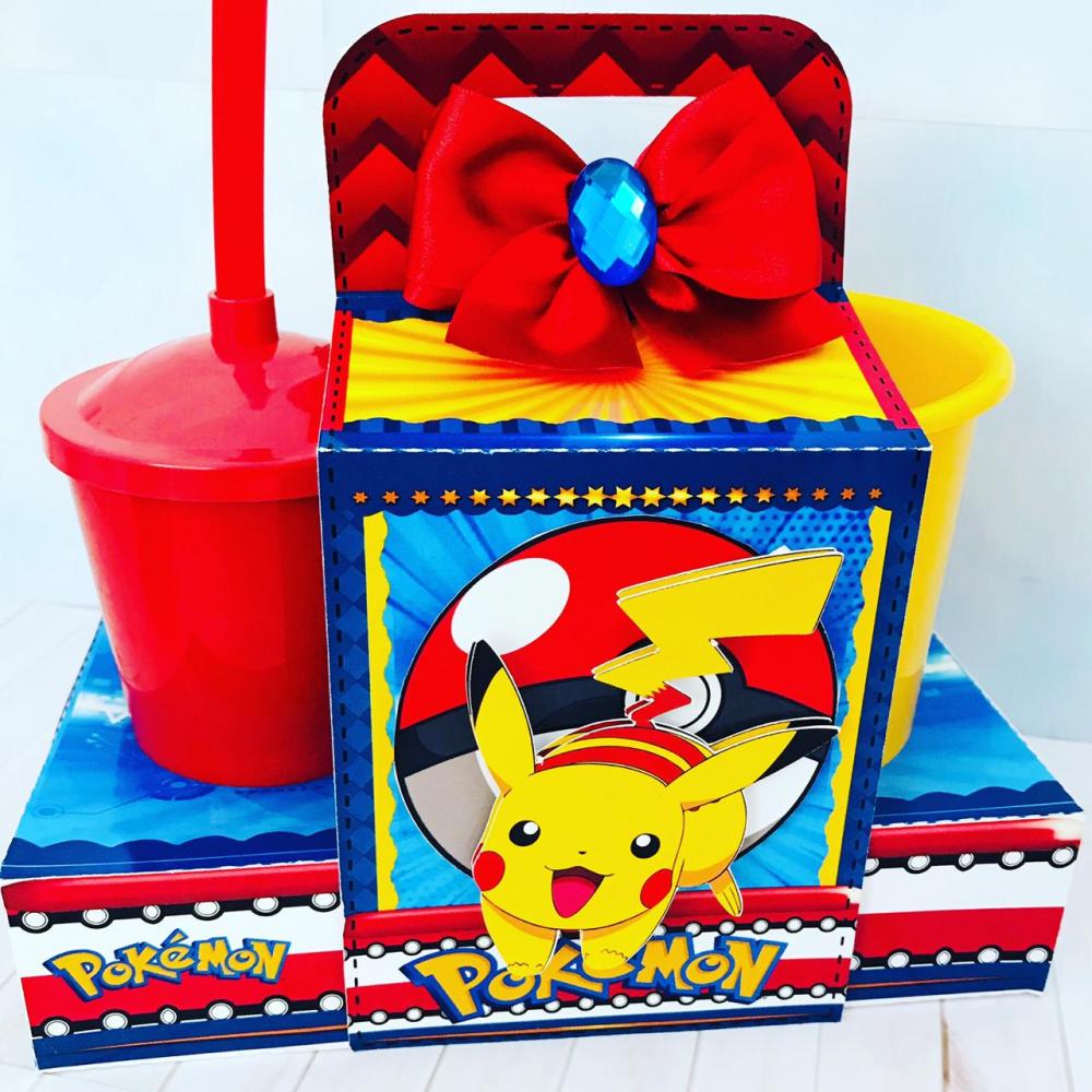 Arquivo de Corte Kit Cineminha Pokemon 01 -Balde 1L Copo 300ml- S