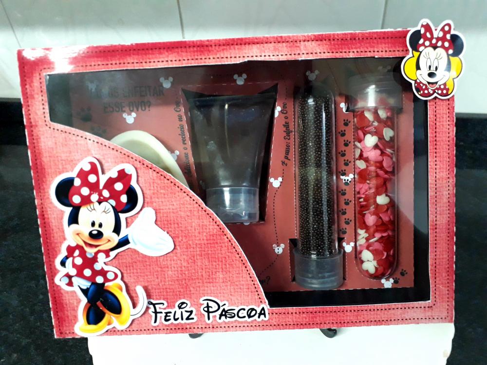 Arquivo de Corte Caixa Mini Confeiteiro Minnie 05 Vermelha - STUD