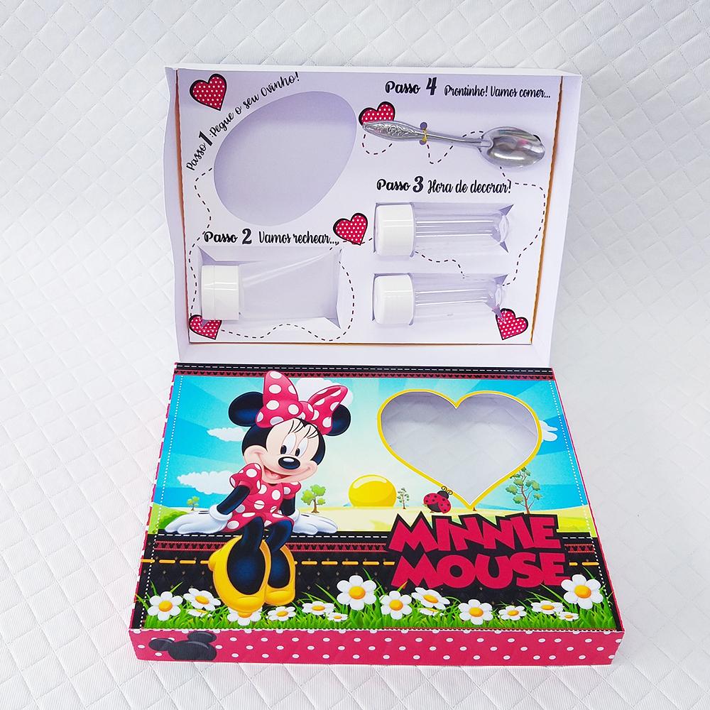 Arquivo de Corte Caixa Mini Confeiteiro Minnie 09 - STUDIO/PDF