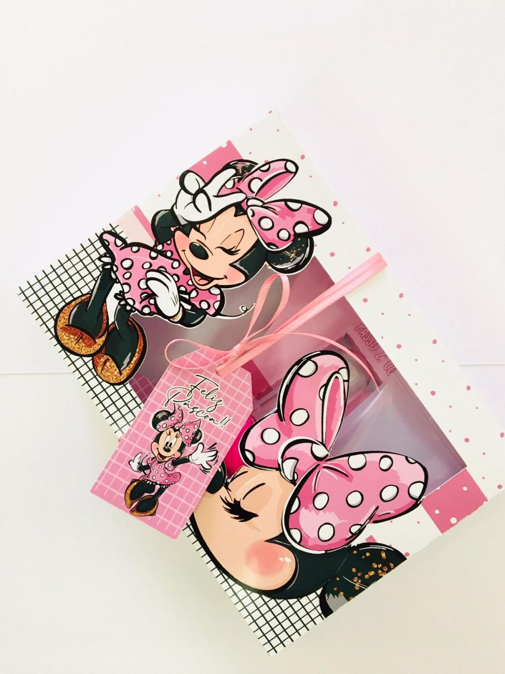 Arquivo de Corte Caixa Mini Confeiteiro Minnie 15 Rosa - STUDIO/P
