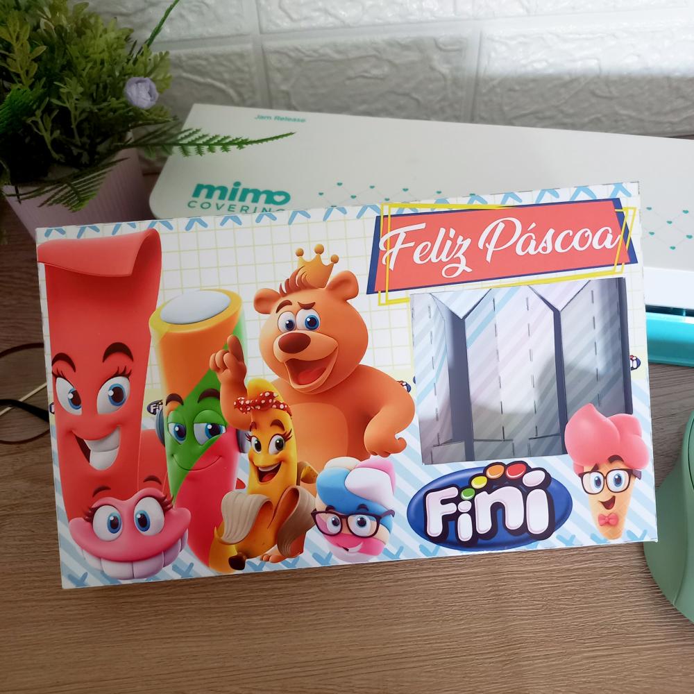 Arquivo de Corte Caixa Mini Confeiteiro Finni 02 - STUDIO/PDF
