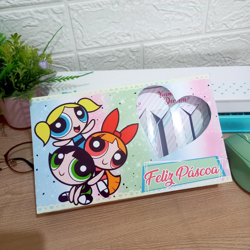 Arquivo de Corte Caixa Mini Confeiteiro Meninas Super Poderosas 0