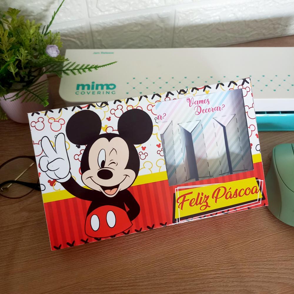 Arquivo de Corte Caixa Mini Confeiteiro Mickey 18 - STUDIO/PDF