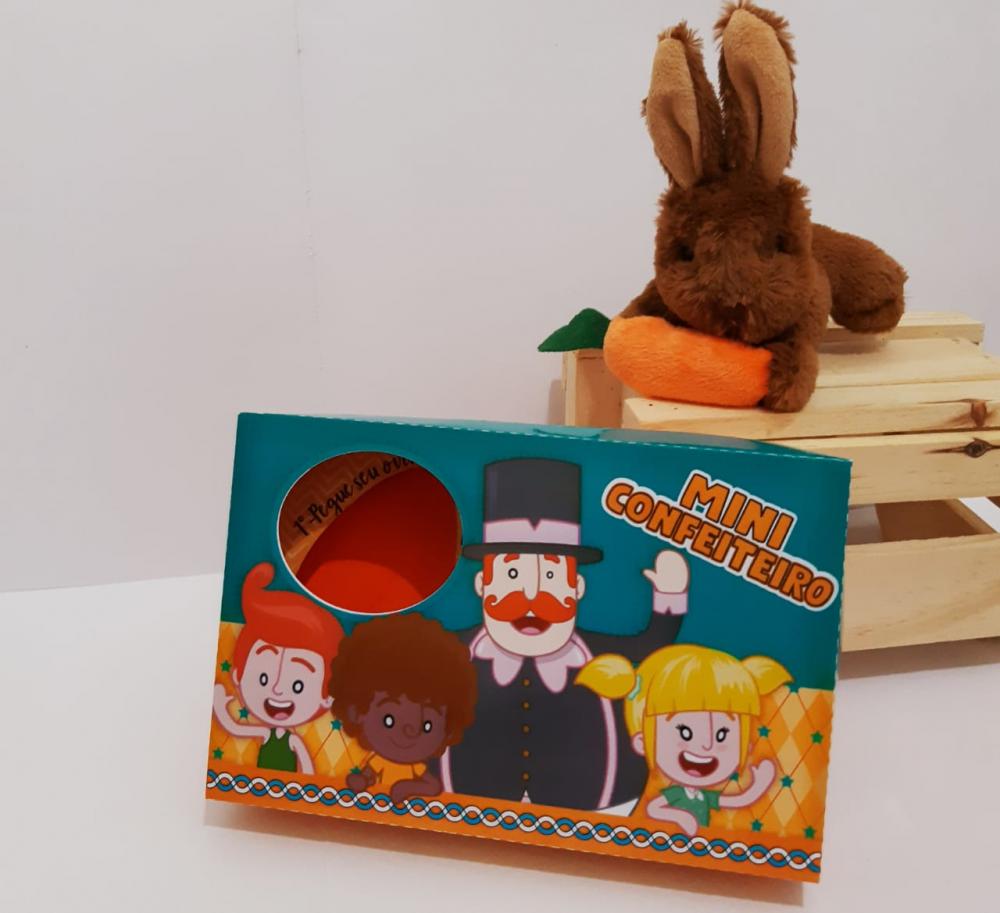 Arquivo de Corte Caixa Mini Confeiteiro Mundo Bita 05 - STUDIO/PD