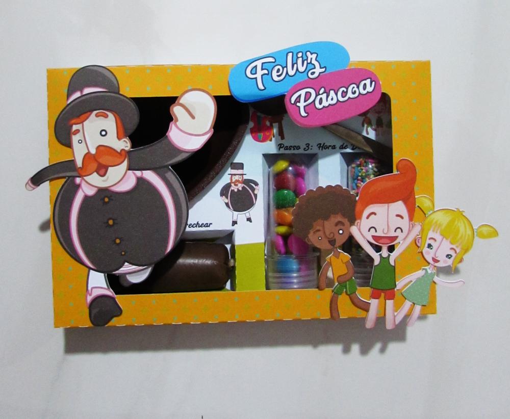 Arquivo de Corte Caixa Mini Confeiteiro Mundo Bita 06 - STUDIO/PD