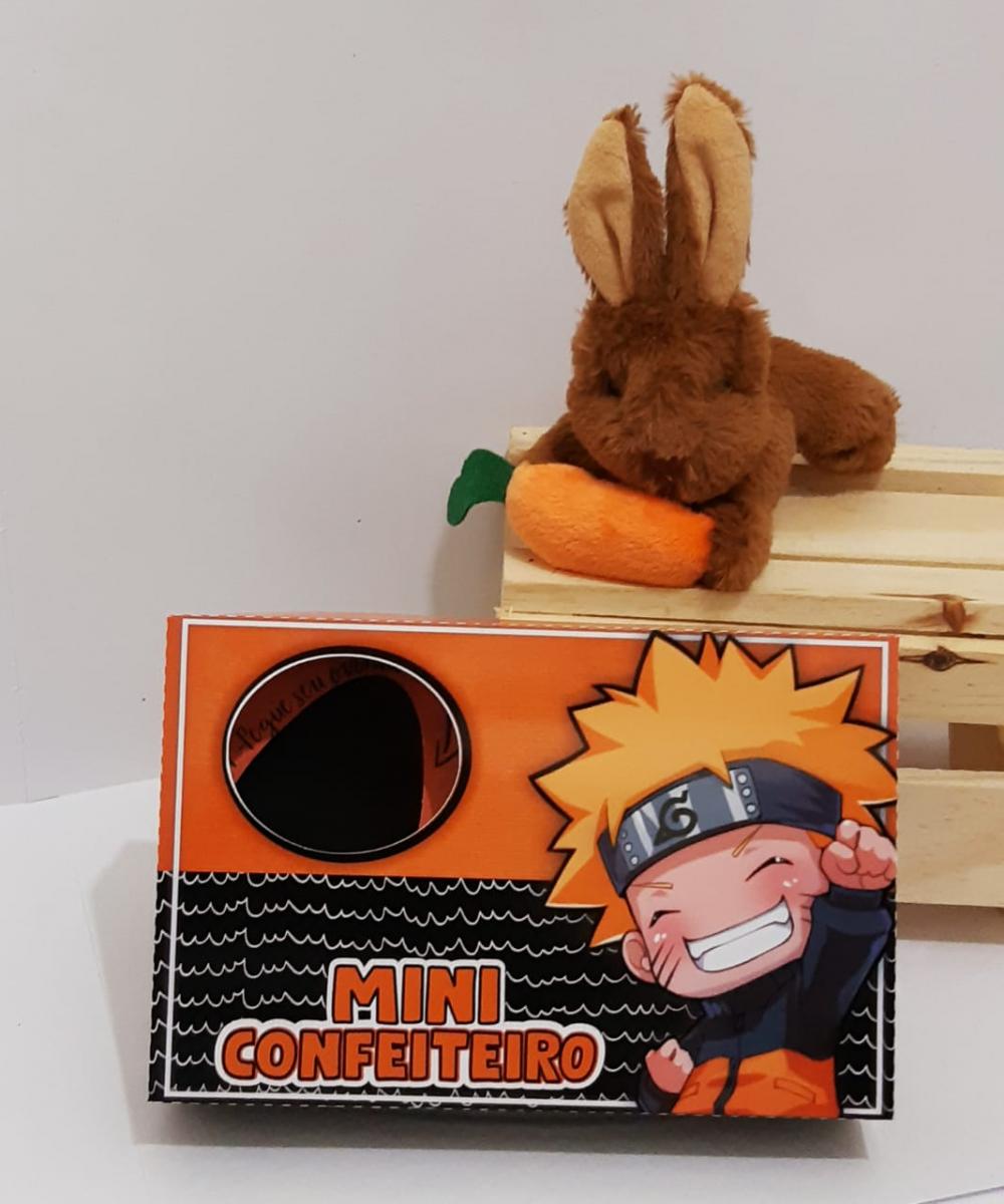 Arquivo de Corte Caixa Mini Confeiteiro Naruto 03 - STUDIO/PDF