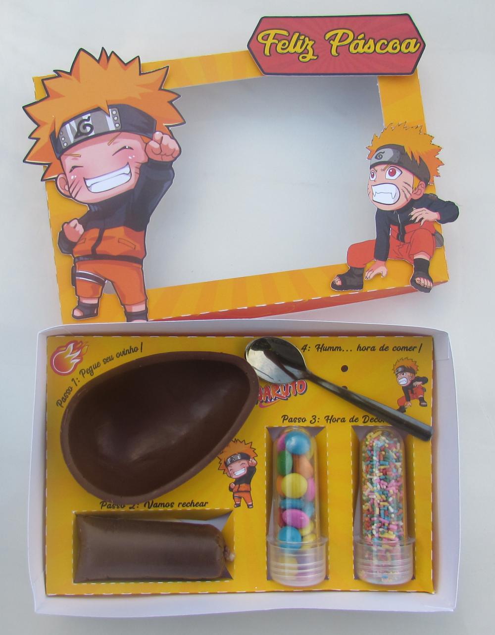 Arquivo de Corte Caixa Mini Confeiteiro Naruto 04 - STUDIO/PDF