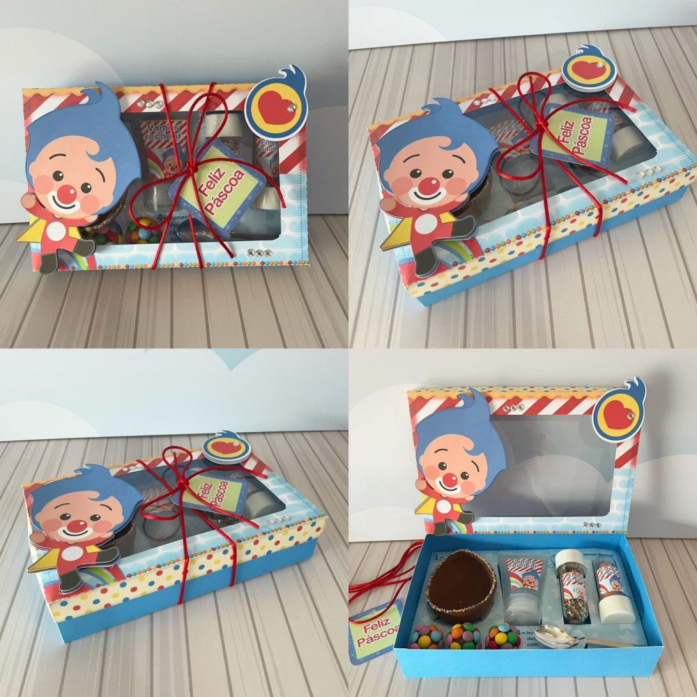 Arquivo de Corte Caixa Mini Confeiteiro Palhaço PLIMPLIM - STUDI