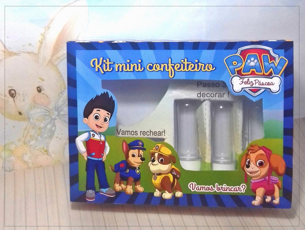 Arquivo de Corte Caixa Mini Confeiteiro Patrulha Canina 03 - Stud