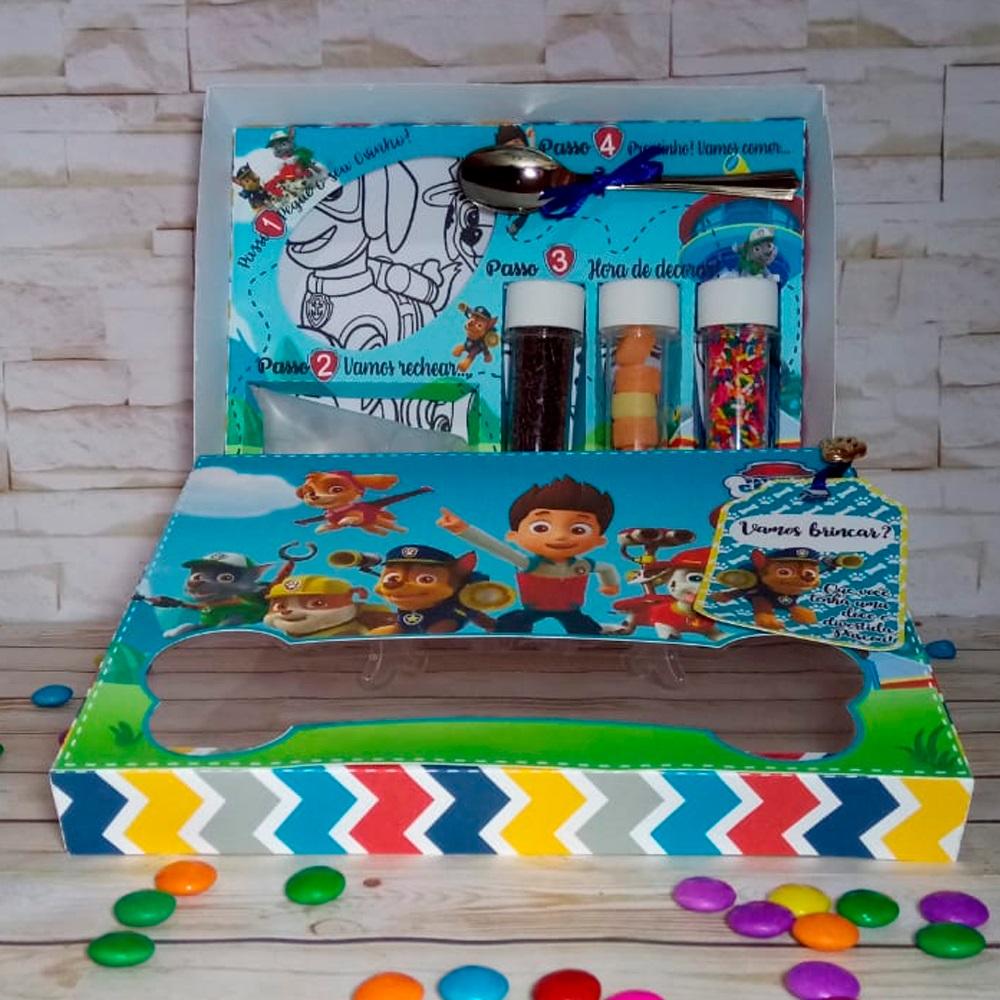 Arquivo de Corte Caixa Mini Confeiteiro Patrulha Canina 06 - Stud