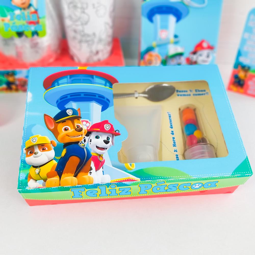 Arquivo de Corte Caixa Mini Confeiteiro Patrulha Canina 18 - Stud