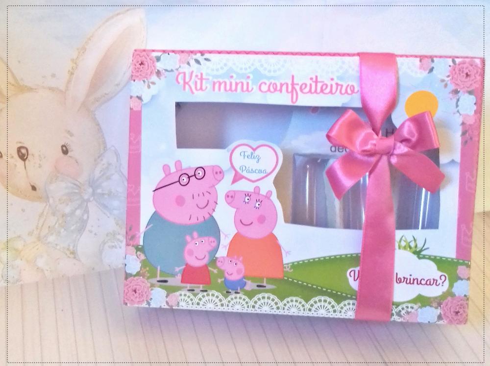 Arquivo de Corte Caixa Mini Confeiteiro Peppa Pig 01 - Studio/PDF
