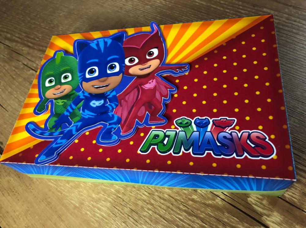 Arquivo de Corte Caixa Mini Confeiteiro PJ Mask 05 - Studio/PDF