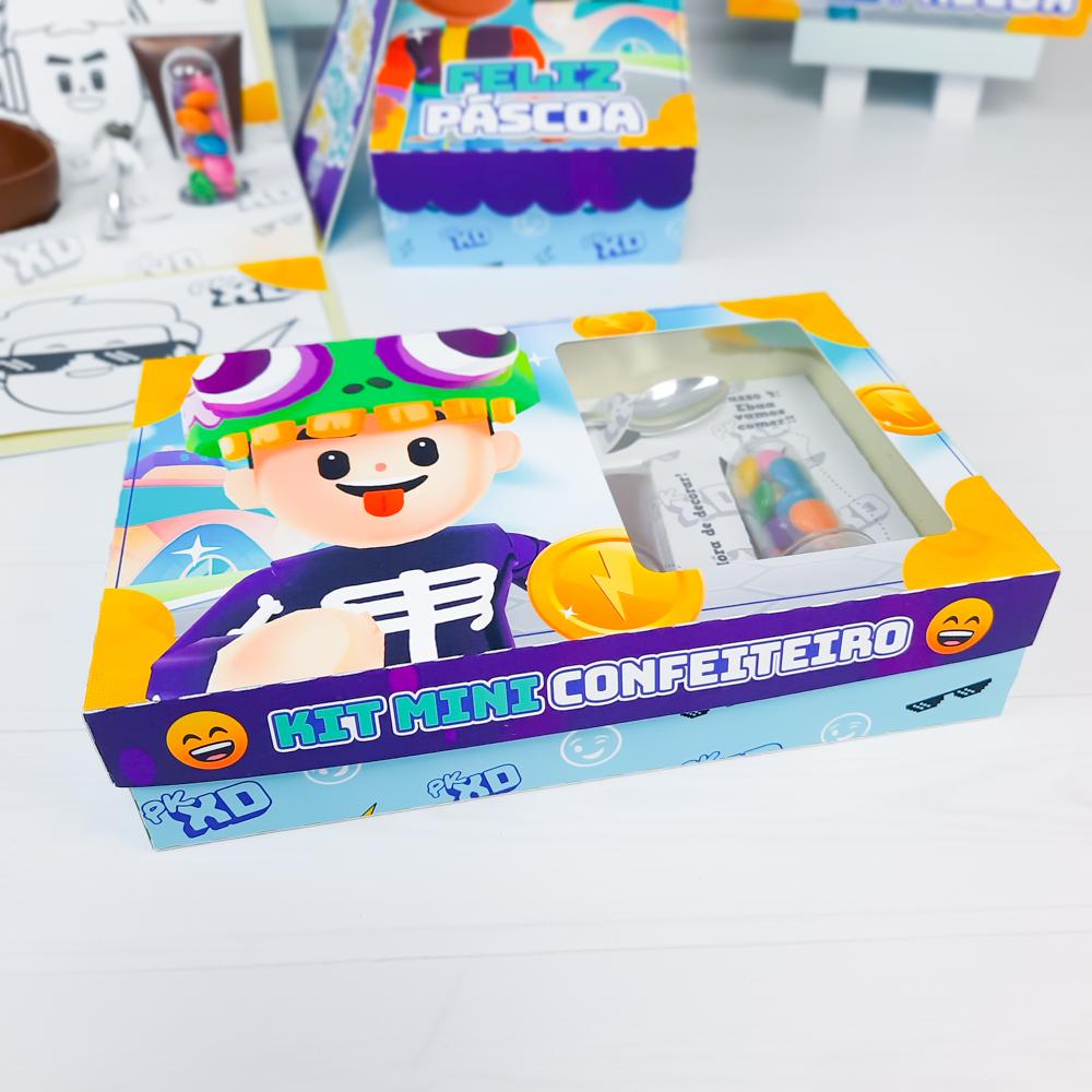 Arquivo de Corte Caixa Mini Confeiteiro PK XD Menino 01 - Studio/