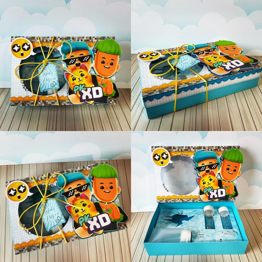 Arquivo de Corte Caixa Mini Confeiteiro PK XD Menino 02 - Studio/