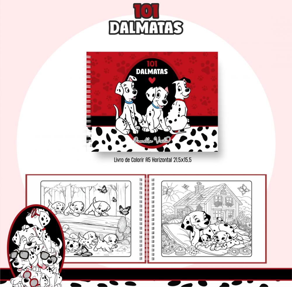 Arquivo Digital Livro de Colorir 101 Dálmatas PDF