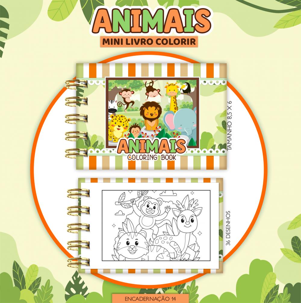 Arquivo Digital Livro de Colorir Animais 01 PDF