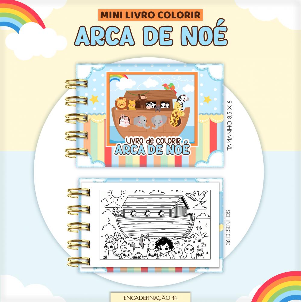Arquivo Digital Livro de Colorir Arca de Noé 02 PDF