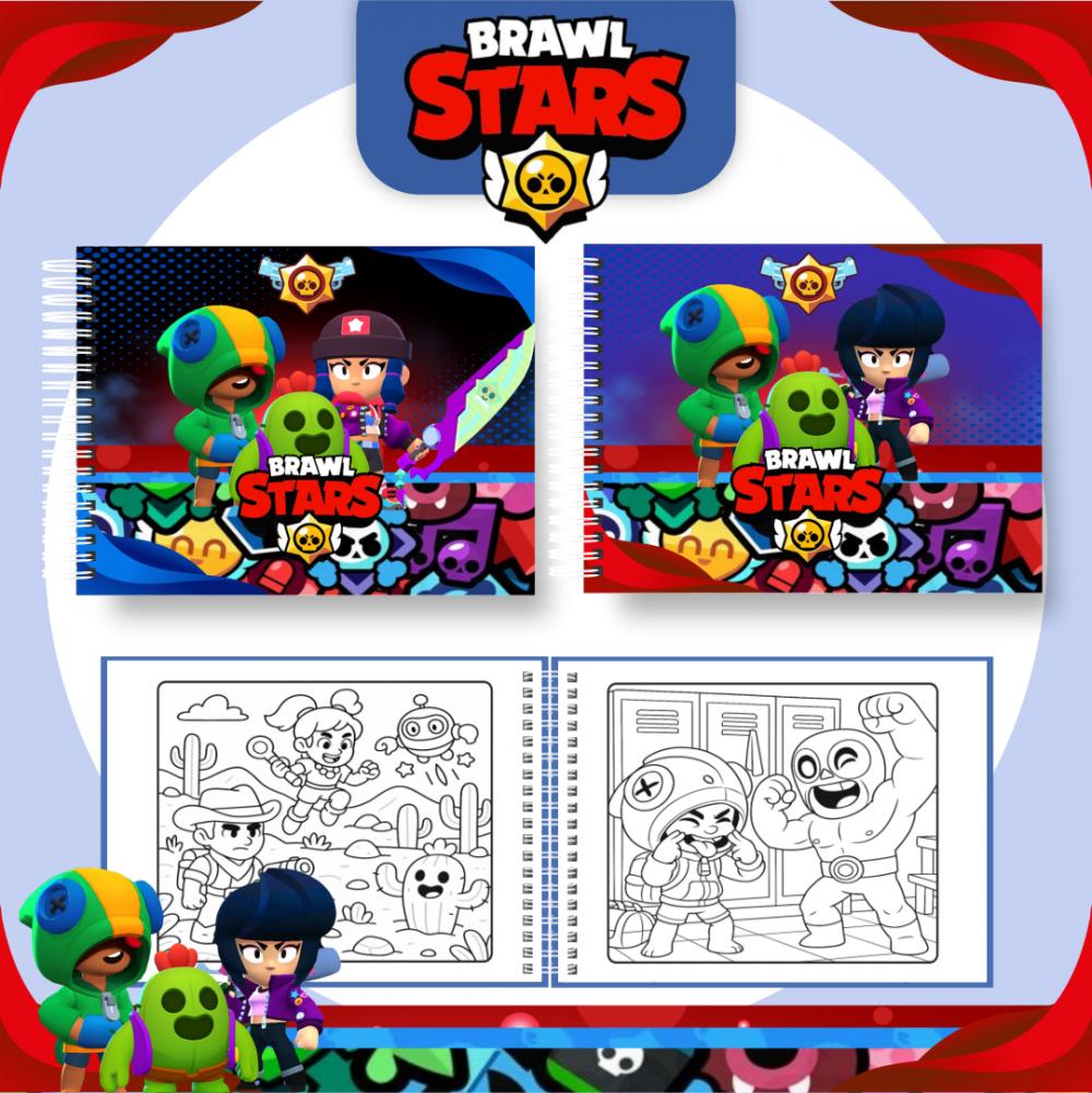 Arquivo Digital Livro de Colorir Brawl Star PDF