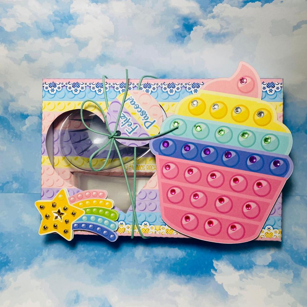 Arquivo de Corte Caixa Mini Confeiteiro POP IT 01 - Studio/PDF/PN