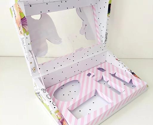 Arquivo de Corte Caixa Mini Confeiteiro Princesas 04 - Studio/PDF