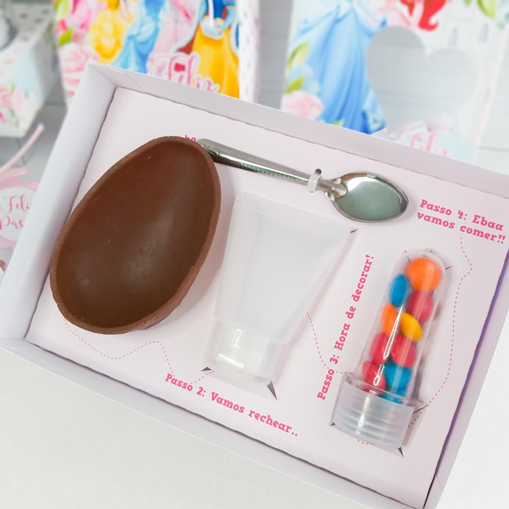 Arquivo de Corte Caixa Mini Confeiteiro Princesas 07 - Studio/PDF
