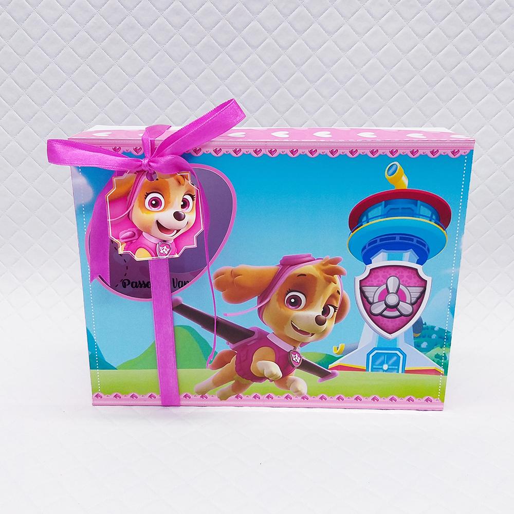 Arquivo de Corte Caixa Mini Confeiteiro Skye 01 - Studio/PDF