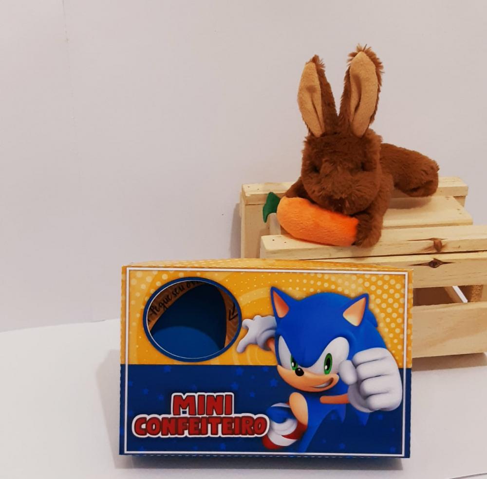 Arquivo de Corte Caixa Mini Confeiteiro SONIC 03 - Studio/PDF