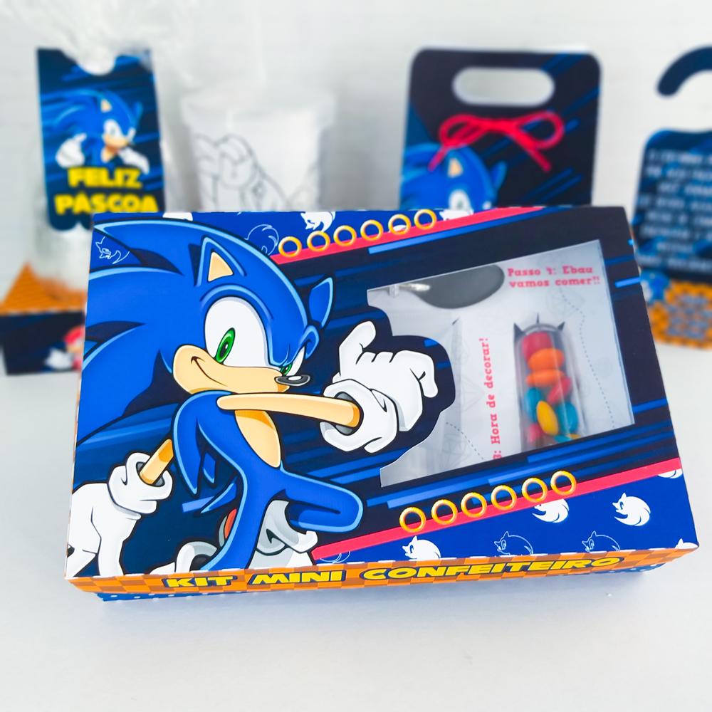 Arquivo de Corte Caixa Mini Confeiteiro SONIC 06 - Studio/PDF
