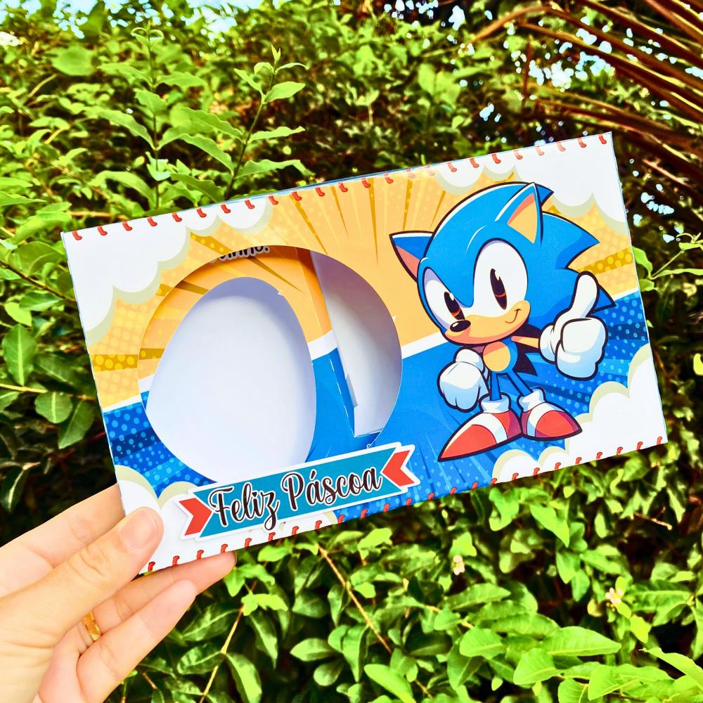 Arquivo de Corte Caixa Mini Confeiteiro SONIC 09 - Studio/PDF