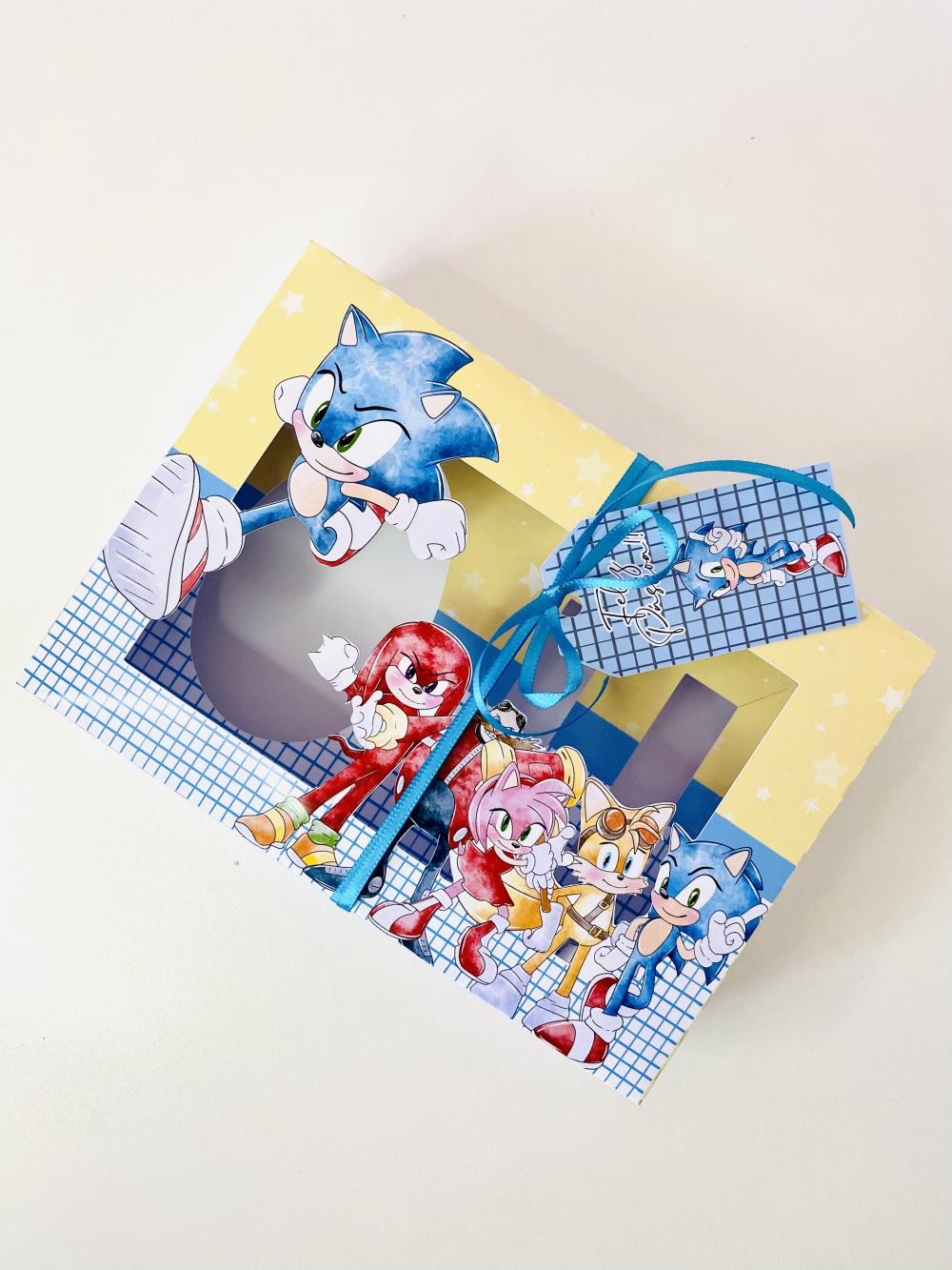 Arquivo de Corte Caixa Mini Confeiteiro SONIC 10 - Studio/PDF