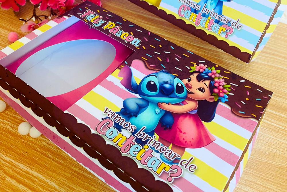 Arquivo de Corte Caixa Mini Confeiteiro Lilo e Stitch 02 - Studio