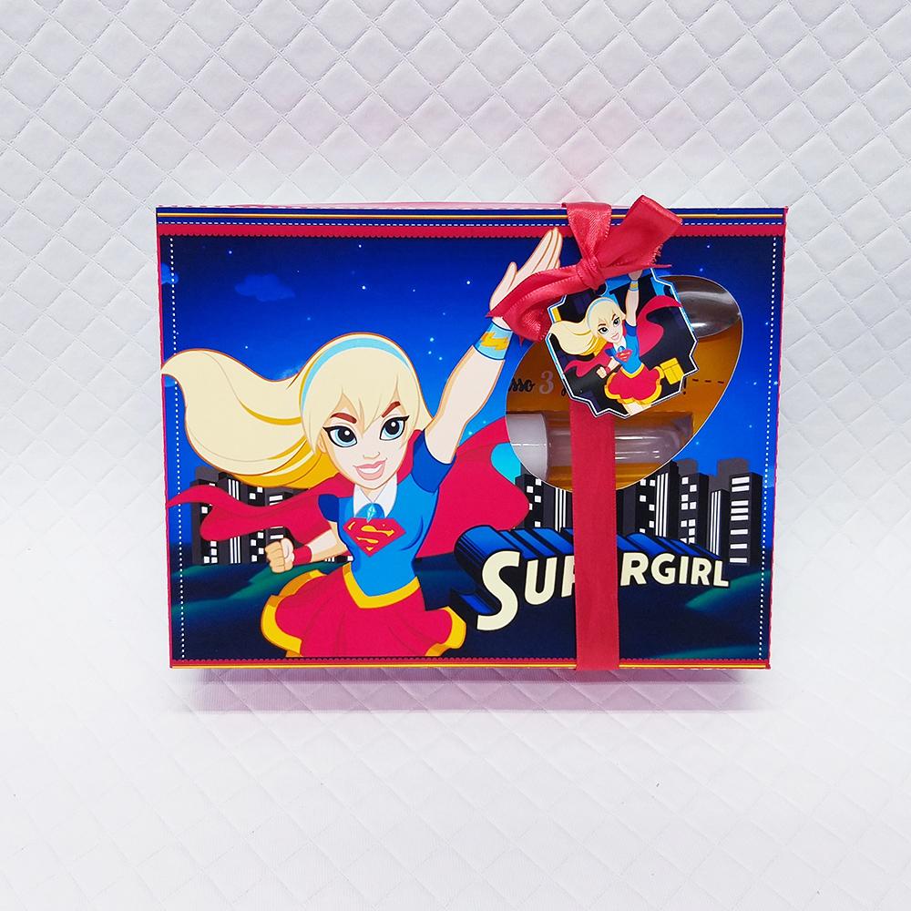 Arquivo de Corte Caixa Mini Confeiteiro Super Girl 01 - STUDIO/PD