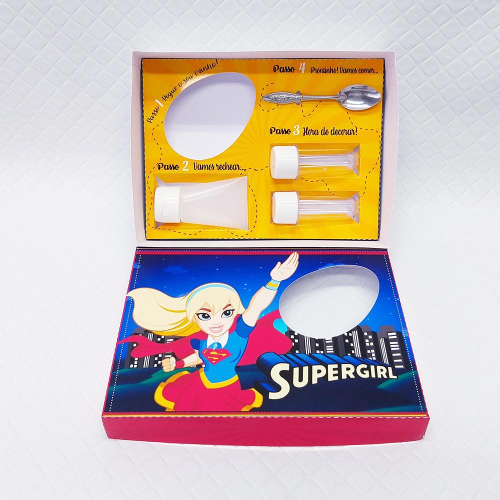Arquivo de Corte Caixa Mini Confeiteiro Super Girl 01 - STUDIO/PD