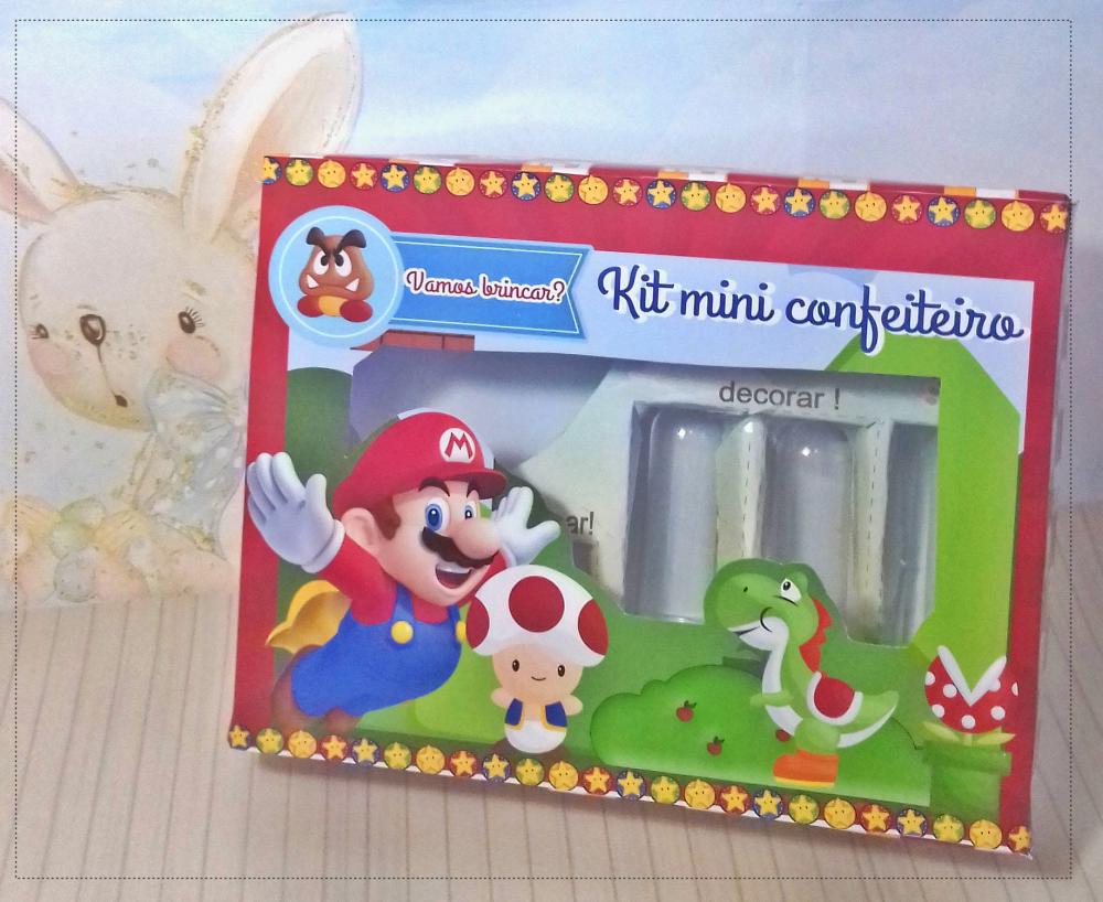Arquivo de Corte Caixa Mini Confeiteiro Super Mário 01 - STUDIO/