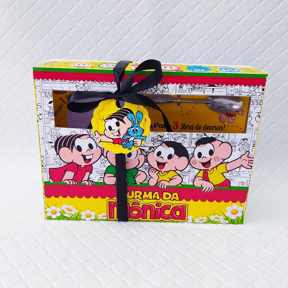 Arquivo de Corte Caixa Mini Confeiteiro Turma da Mônica 04 - STU