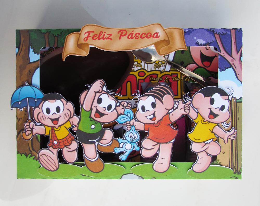 Arquivo de Corte Caixa Mini Confeiteiro Turma da Mônica 06 - STU