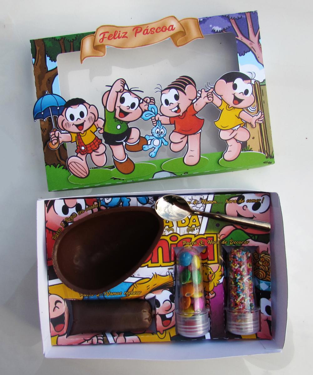 Arquivo de Corte Caixa Mini Confeiteiro Turma da Mônica 06 - STU
