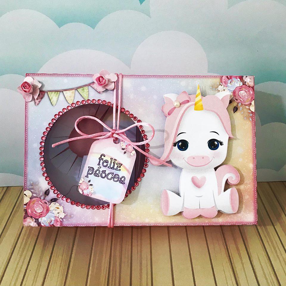 Arquivo de Corte Caixa Mini Confeiteiro Unicórnio 02 - STUDIO/PD
