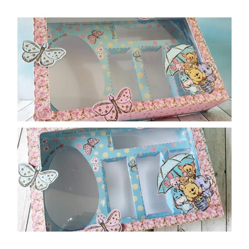 Arquivo de Corte Caixa Mini Confeiteiro Ursinho Pooh 02 - STUDIO/