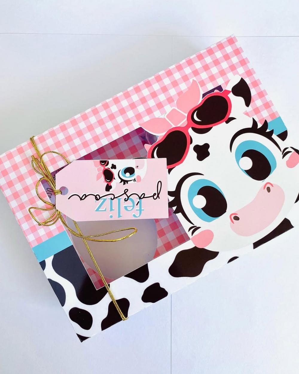 Arquivo de Corte Caixa Mini Confeiteiro Vaquinha Puket - STUDIO/P