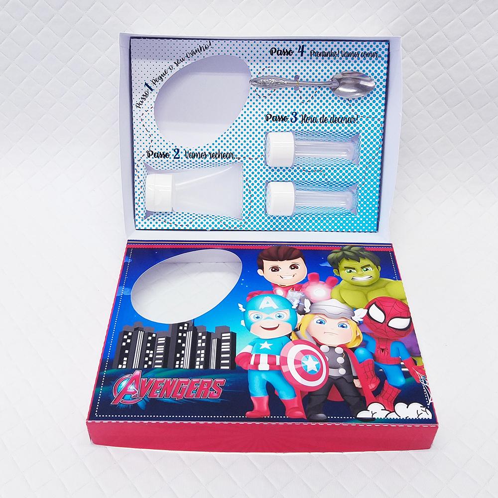Arquivo de Corte Caixa Mini Confeiteiro Vingadores 06 - STUDIO/PD