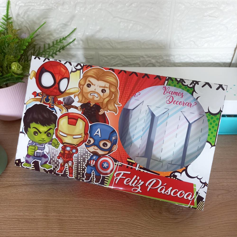 Arquivo de Corte Caixa Mini Confeiteiro Vingadores Ultimato - STU