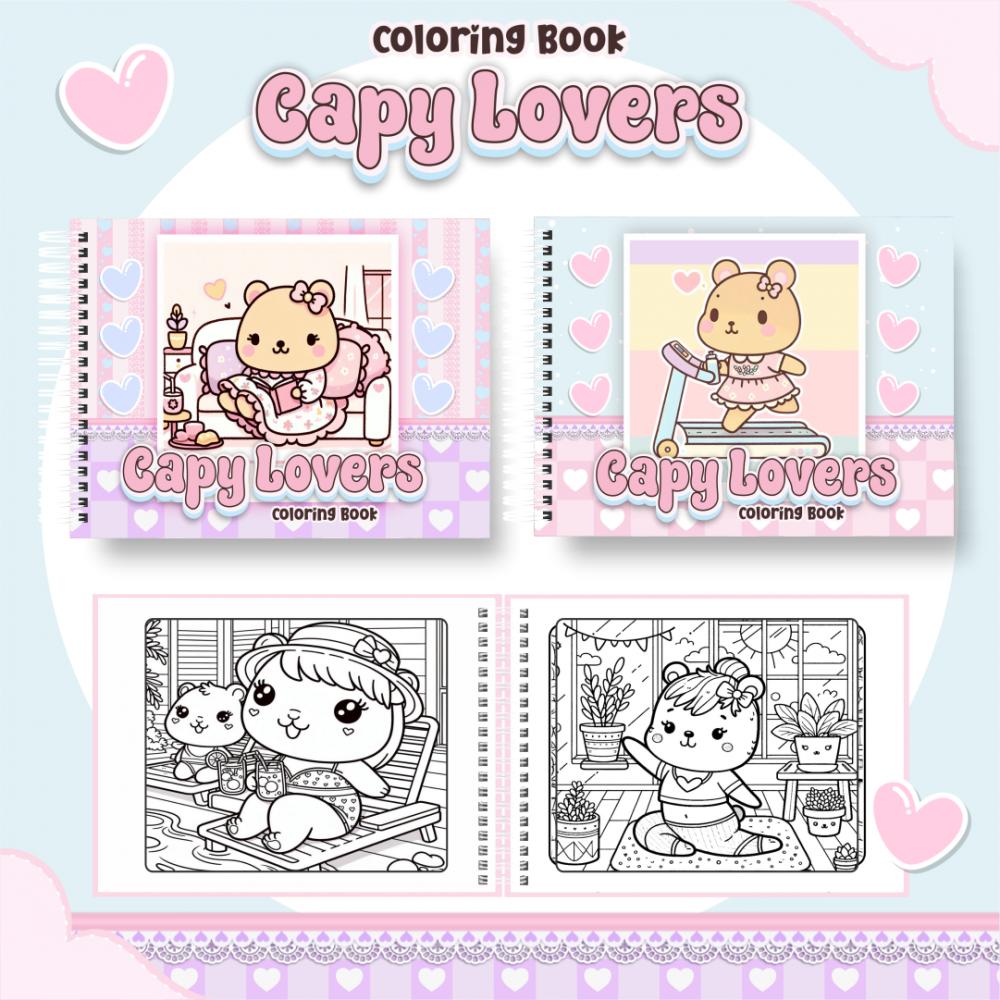 Arquivo Digital Livro de Colorir Capivara 04 PDF