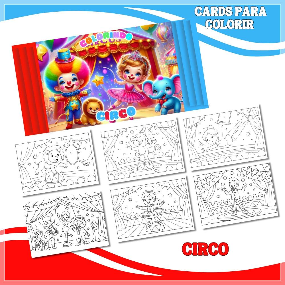 Arquivo Digital Livro de Colorir Circo 02 PDF