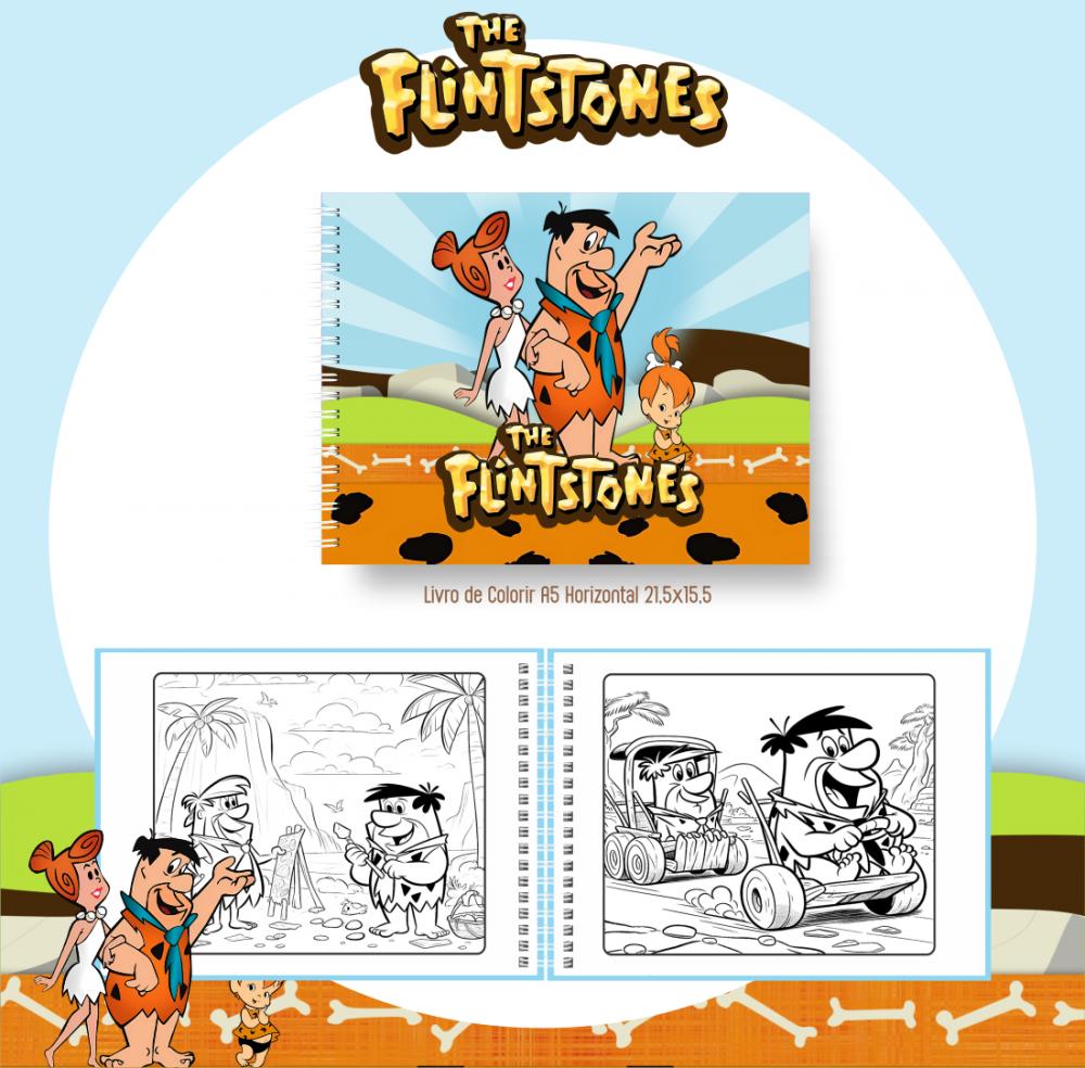 Arquivo Digital Livro de Colorir FLINTSTONES - PDF
