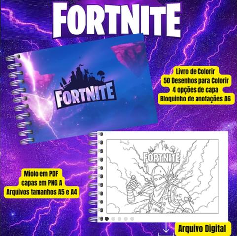 Arquivo Digital Livro de Colorir FORTNITE - PDF