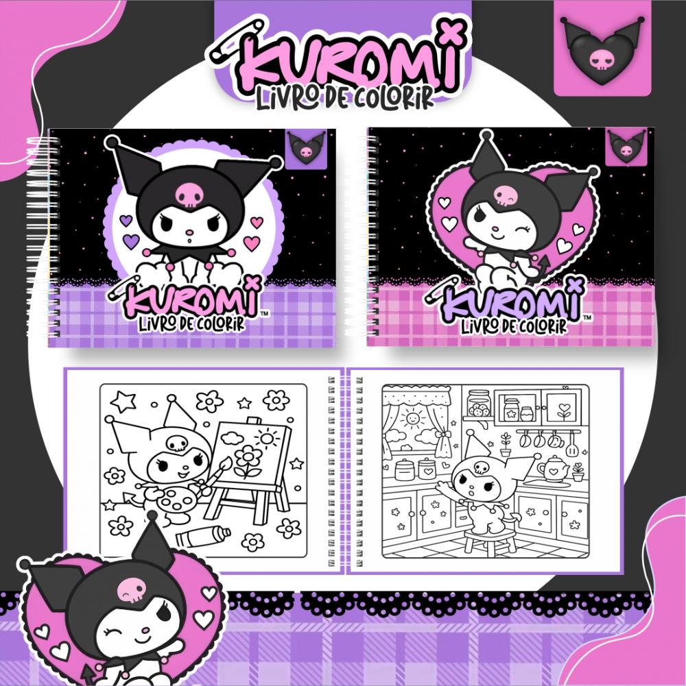 Arquivo Digital Livro de Colorir KUROMI - PDF