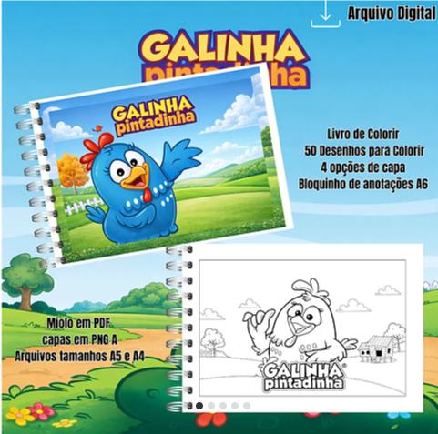 Arquivo Digital Livro de Colorir GALINHA PINTADINHA - PDF