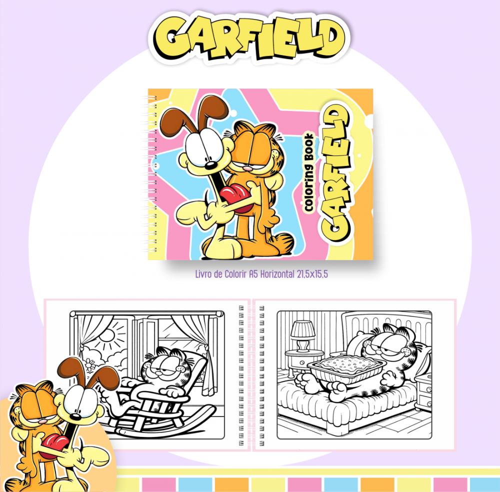 Arquivo Digital Livro de Colorir GARFIELD - PDF